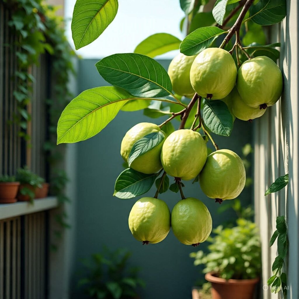 പേരയ്ക്ക ബാൽക്കണിയിലും ടെറസ്സിലും വളർത്താം!