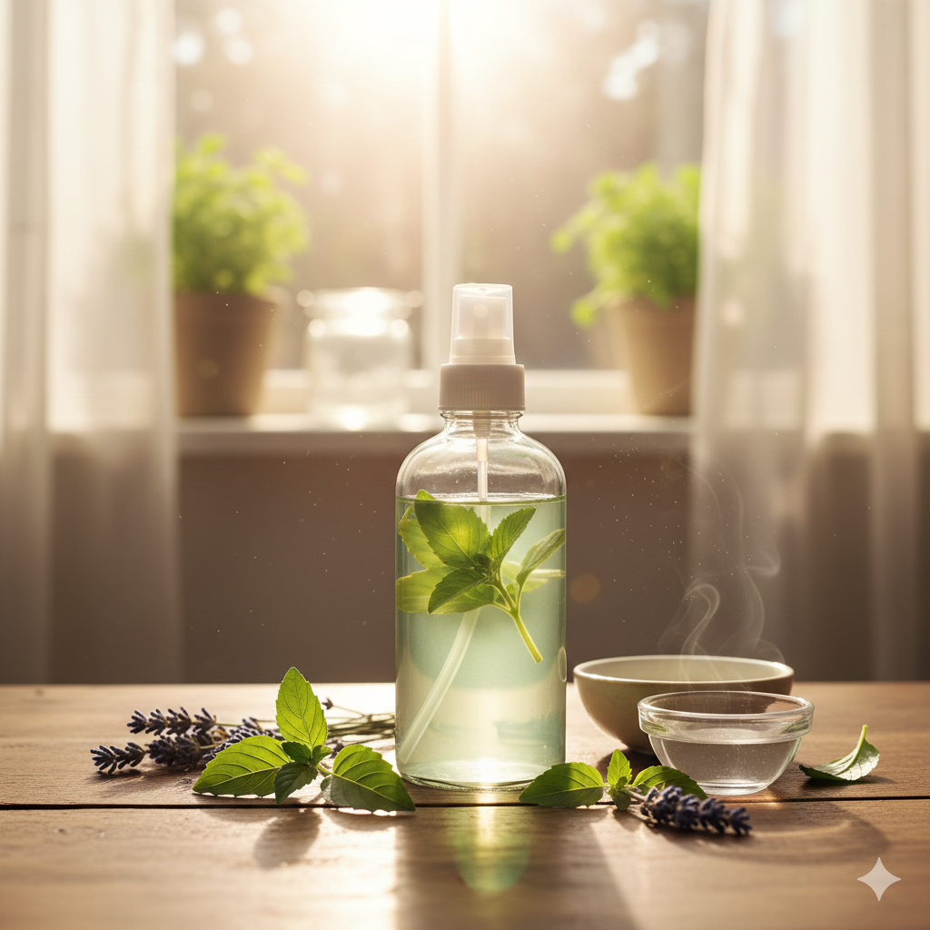 തുളസിയും വിനാഗിരിയും നാചുറൽ റൂം ഫ്രഷ്നർ